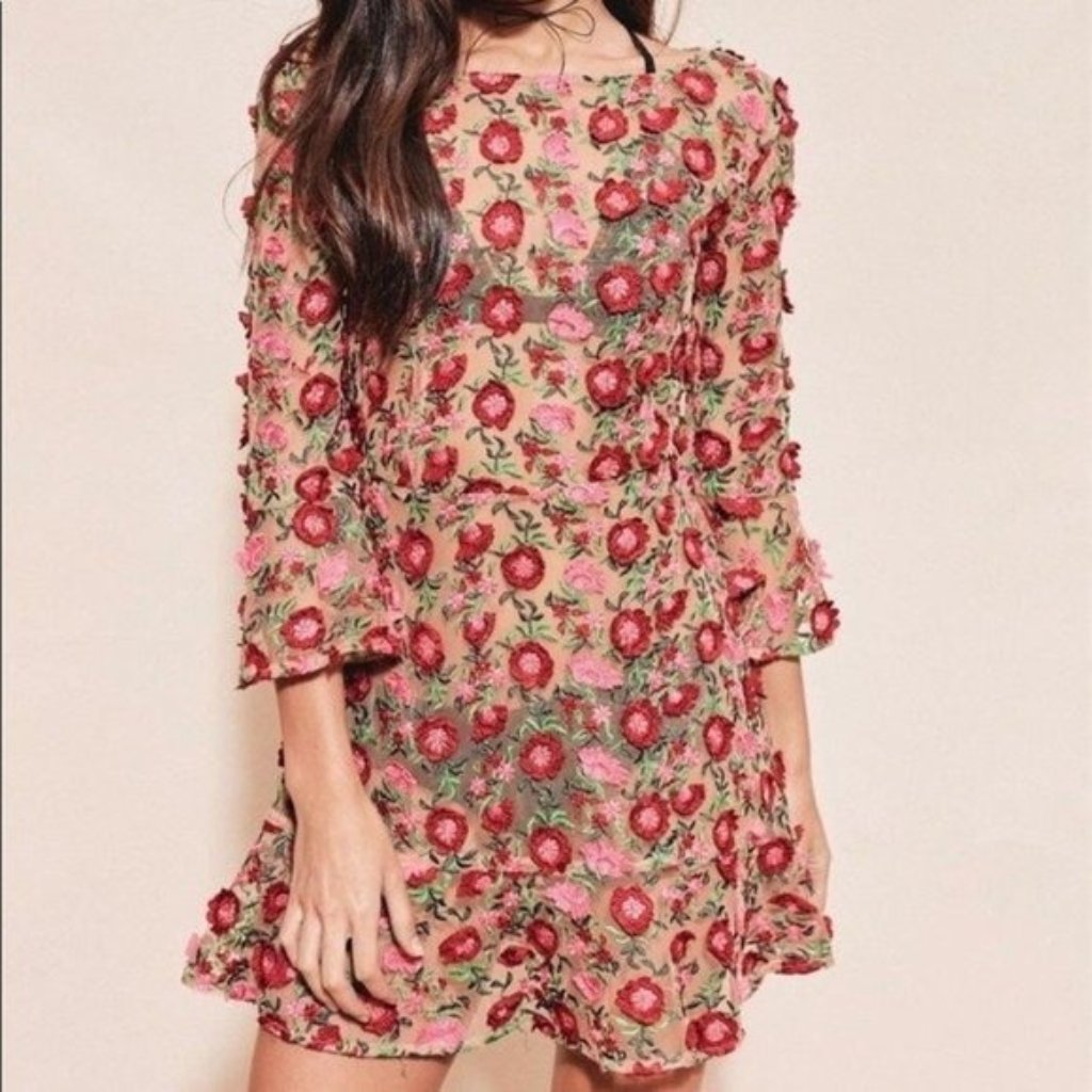 Brand New For Love&Lemons Floral Mini Dress